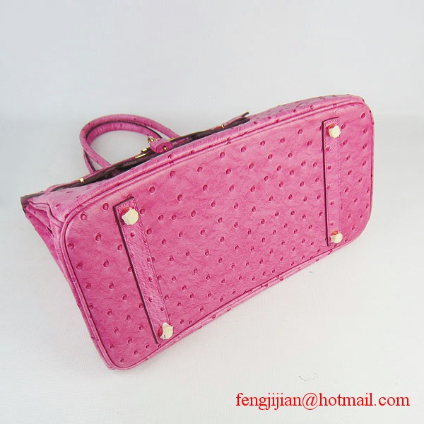 Hermes Birkin 35cm Ostrich Veins Handbag Light Peachblow 6089 Gold Hardware Hermes Birkin 35cm Ostrich Veins Handbag Light Peachblow 6089 Gold Hardware